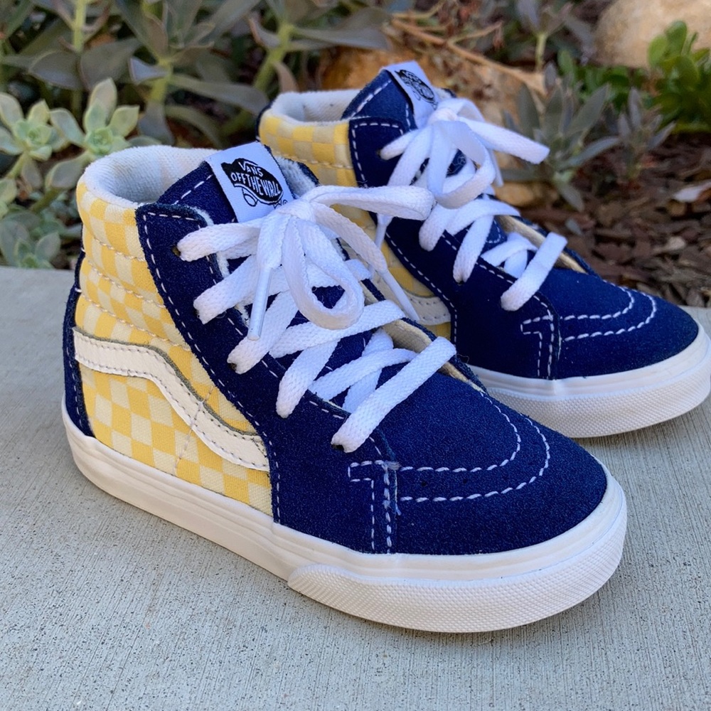 Toddler Vans size 7 Sk8- Hi lace up